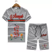 new gucci tracksuit survetement manche courte aveugle par amour